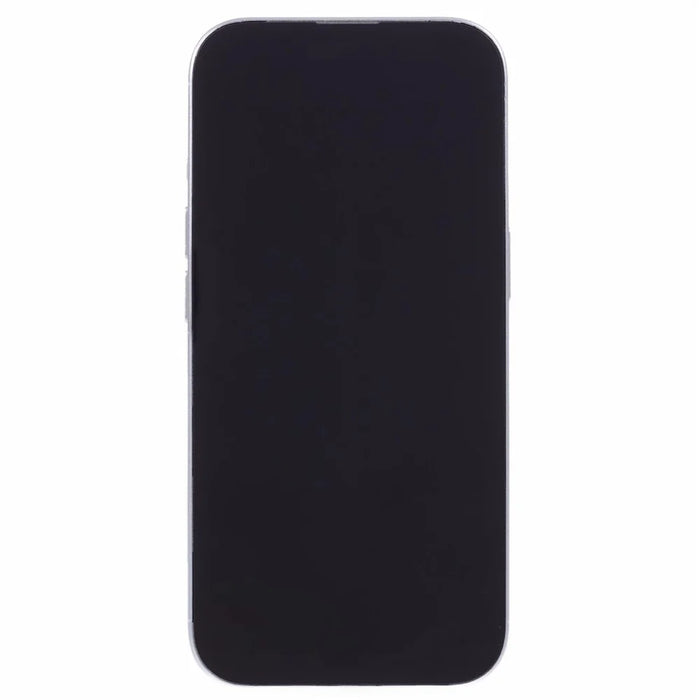 For iPhone 16 Pro Fake Phone Model Black Screen Not Real Smartphone Display (Without Logo) - White - 2