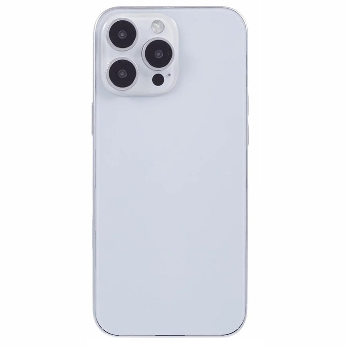 For iPhone 16 Pro Fake Phone Model Black Screen Not Real Smartphone Display (Without Logo) - White - 3