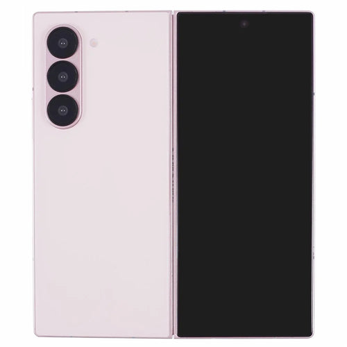For Samsung Galaxy Z Fold6 5G Fake Phone Model Black Screen Not Real Smartphone Display (Without Logo) - Pink - 1