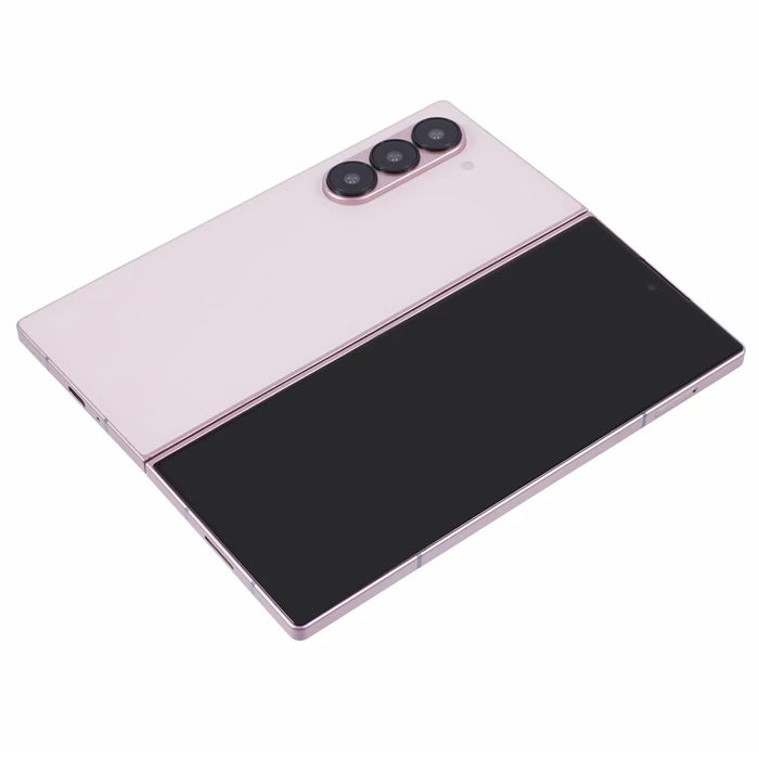 For Samsung Galaxy Z Fold6 5G Fake Phone Model Black Screen Not Real Smartphone Display (Without Logo) - Pink - 5
