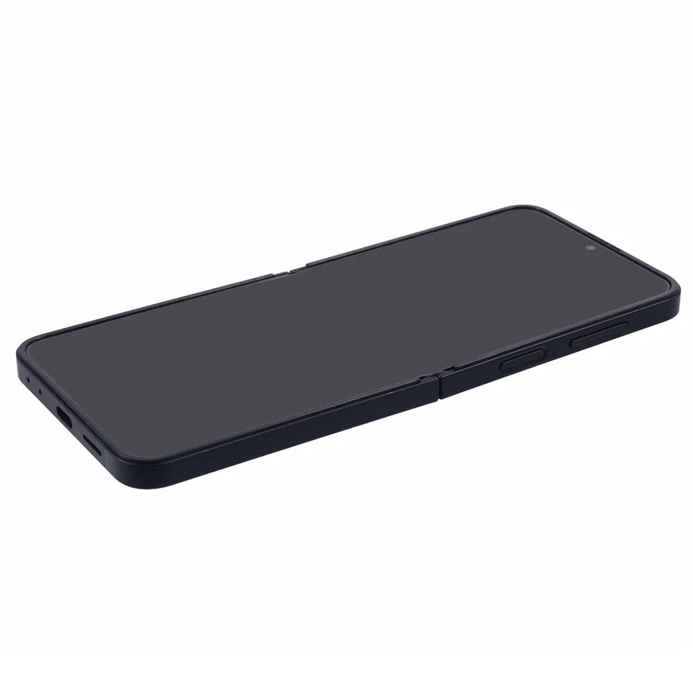 For Samsung Galaxy Z Flip7 FE 5G / Z Flip6 5G Black Screen Fake Phone Model Not Real Smartphone Display (Without Logo) - Black - 7