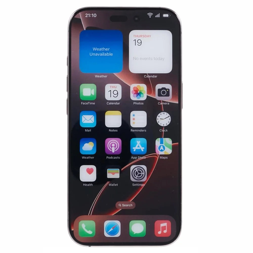 For iPhone 16 Pro Color Screen Dummy Phone Shooting Counter Display Toys (Without Logo) - Yellow - 2
