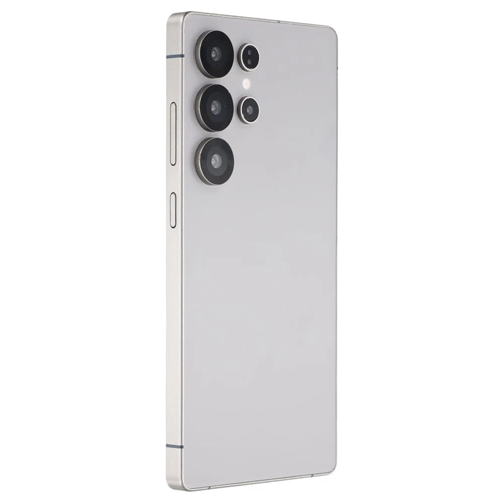 For Samsung Galaxy S25 Ultra Color Screen Dummy Phone Shooting Counter Display Toys (Without Logo) - Titanium Gray - 1