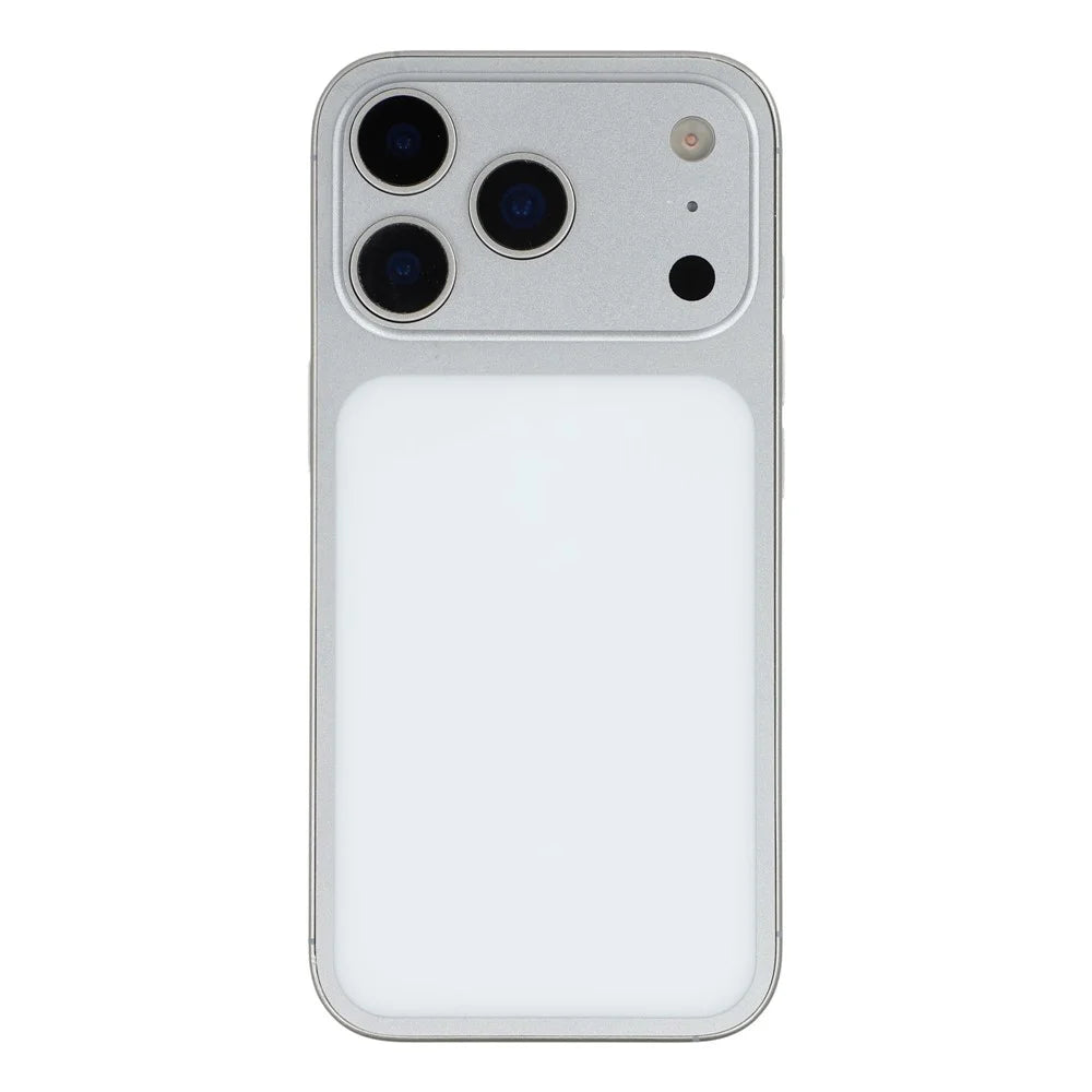 For iPhone 17 Pro Black Screen Fake Phone Model Not Real Smartphone Display (Without Logo) - White - 3