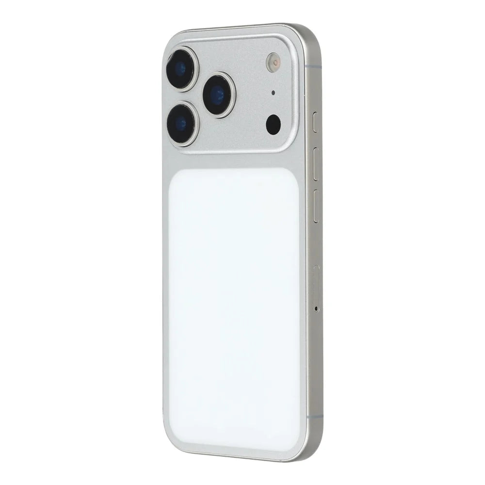 For iPhone 17 Pro Black Screen Fake Phone Model Not Real Smartphone Display (Without Logo) - White - 4