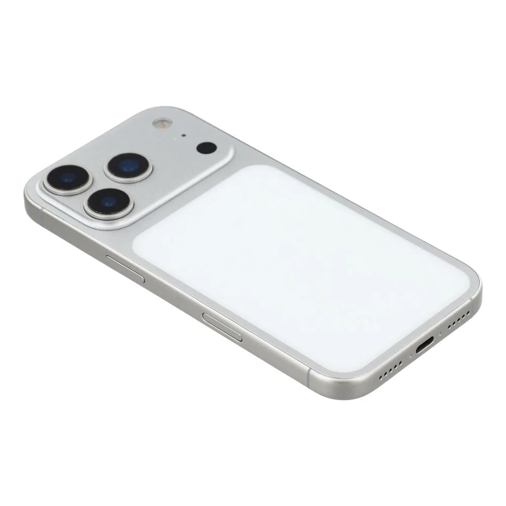 For iPhone 17 Pro Black Screen Fake Phone Model Not Real Smartphone Display (Without Logo) - White - 5