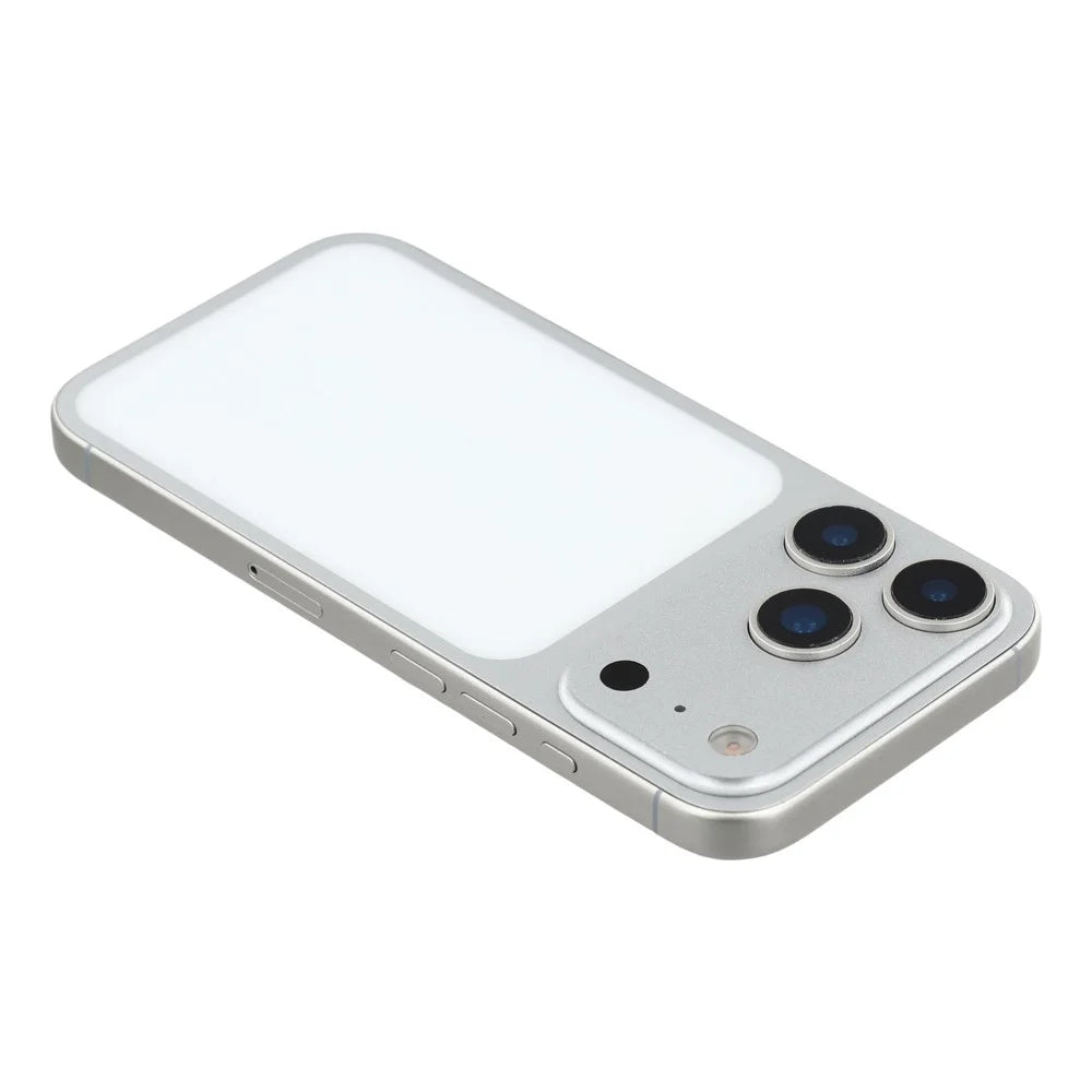 For iPhone 17 Pro Black Screen Fake Phone Model Not Real Smartphone Display (Without Logo) - White - 6