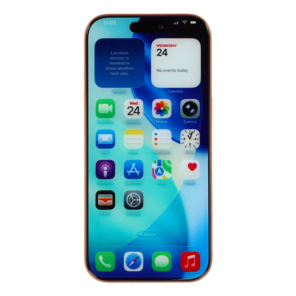 For iPhone 17 Pro Color Screen Dummy Phone Shooting Counter Display Toys (Without Logo) - Orange - 3