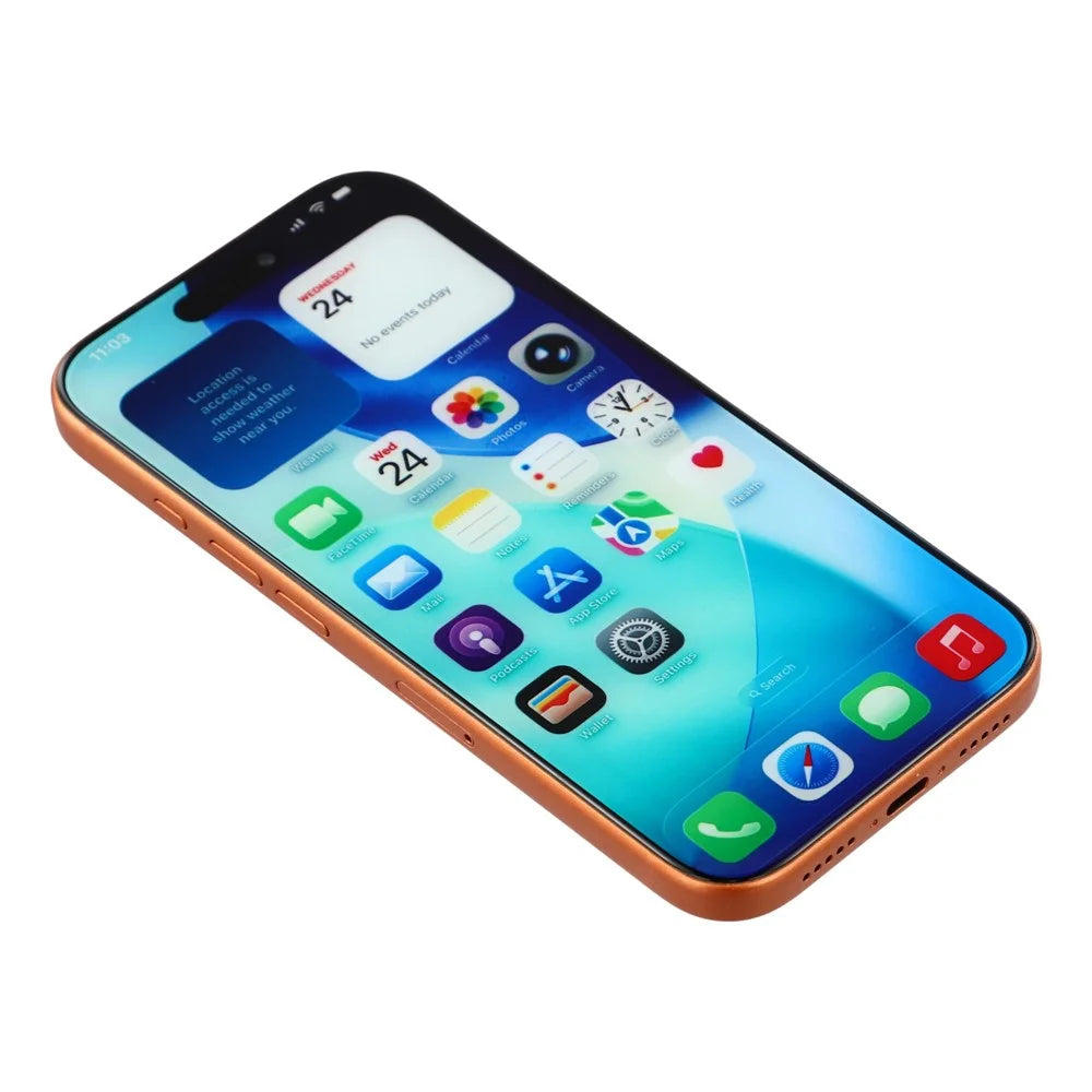For iPhone 17 Pro Color Screen Dummy Phone Shooting Counter Display Toys (Without Logo) - Orange - 6