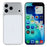 For iPhone 17 Pro Max Color Screen Dummy Phone Shooting Counter Display Toys (Without Logo) - Silver - 1