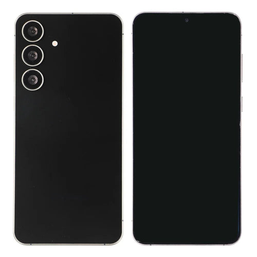 For Samsung Galaxy S25 FE Black Screen Fake Phone Model Not Real Smartphone Display (Without Logo) - Black - 1