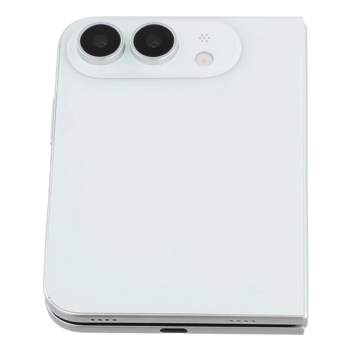 For iPhone Fold Black Screen Fake Phone Model Not Real Smartphone Display (Without Logo) - White - 4