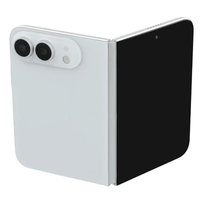For iPhone Fold Black Screen Fake Phone Model Not Real Smartphone Display (Without Logo) - White - 6