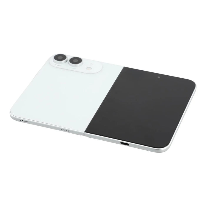 For iPhone Fold Black Screen Fake Phone Model Not Real Smartphone Display (Without Logo) - White - 7