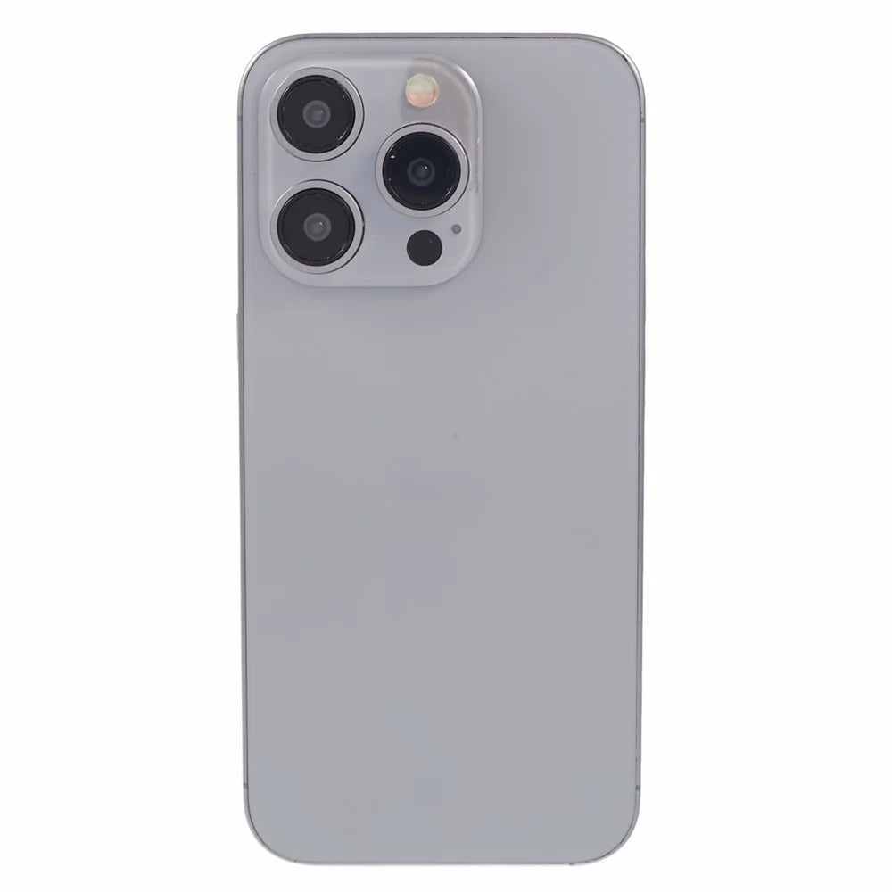 For iPhone 15 Pro Dummy Phone Display Model Non-Working Fake Phone Model Toy (Without Logo) - Natural Titanium - 2