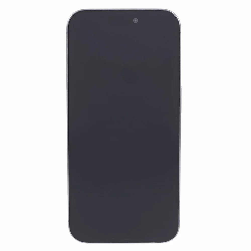 For iPhone 15 Pro Dummy Phone Display Model Non-Working Fake Phone Model Toy (Without Logo) - Natural Titanium - 3
