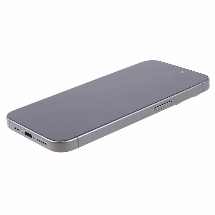 For iPhone 15 Pro Max Dummy Fake Phone Display Model Non-Working Phone Model Toy (Without Logo) - Natural Titanium - 5