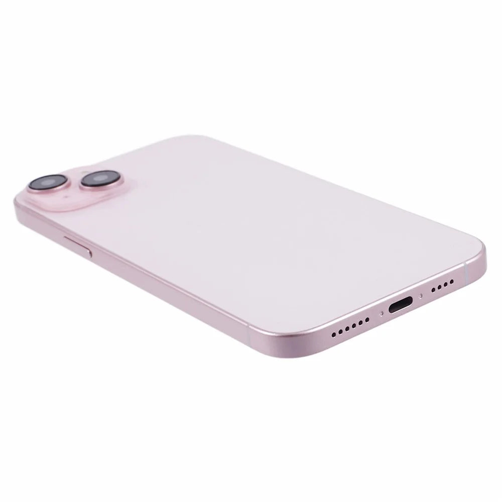 For iPhone 15 Fake Dummy Phone Display Model Non-Working Color Screen Phone 1:1 Scale (Without Logo) - Pink - 6