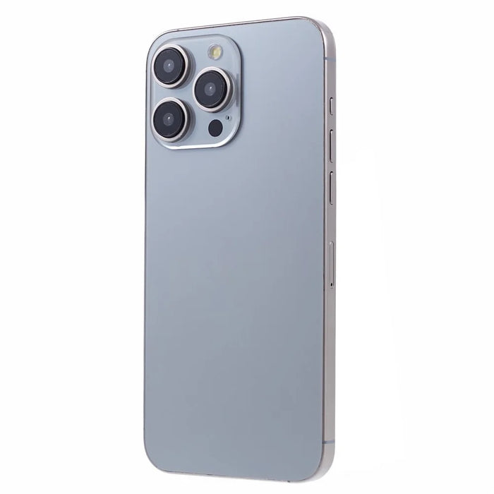For iPhone 15 Pro Max Color Screen Replica Dummy Phone Display Fake 1:1 Scale Non-Working Model Toy (Without Logo) - Natural Titanium - 1