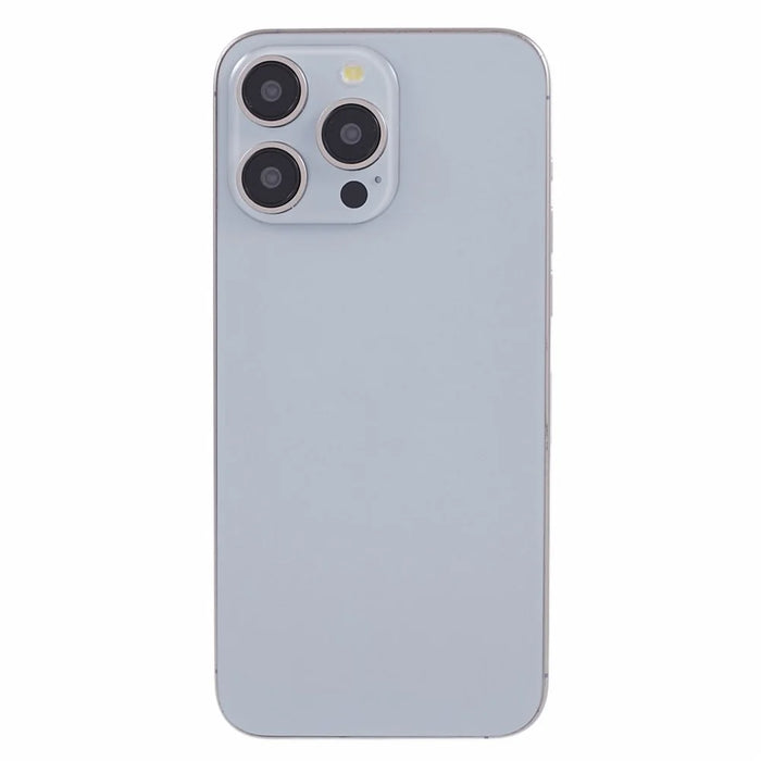 For iPhone 15 Pro Max Color Screen Replica Dummy Phone Display Fake 1:1 Scale Non-Working Model Toy (Without Logo) - Natural Titanium - 3