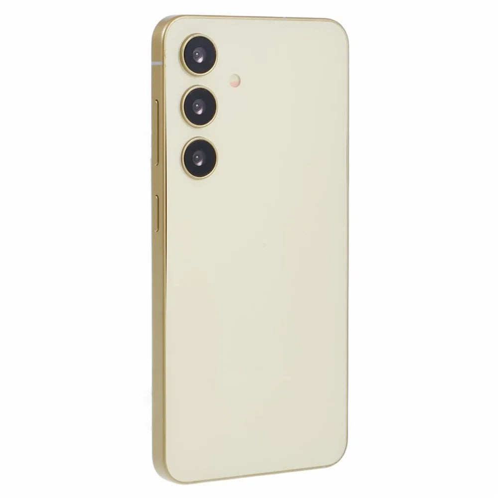 For Samsung Galaxy S24 Dummy Phone Model Non-Working Fake Phone Display Model Toy (Without Logo) - Amber Yellow - 1