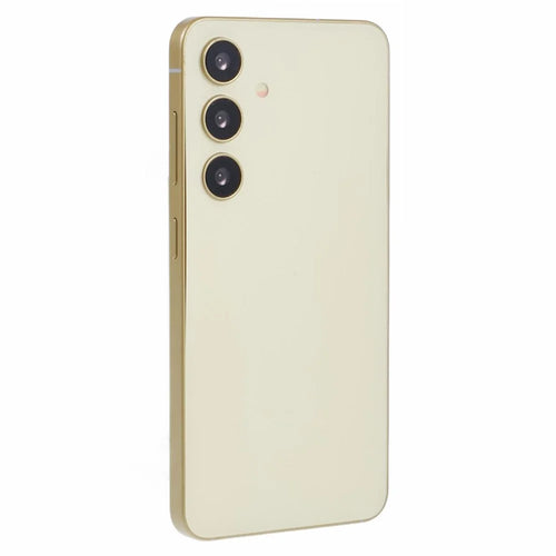 For Samsung Galaxy S24 Dummy Phone Model Non-Working Fake Phone Display Model Toy (Without Logo) - Amber Yellow - 1
