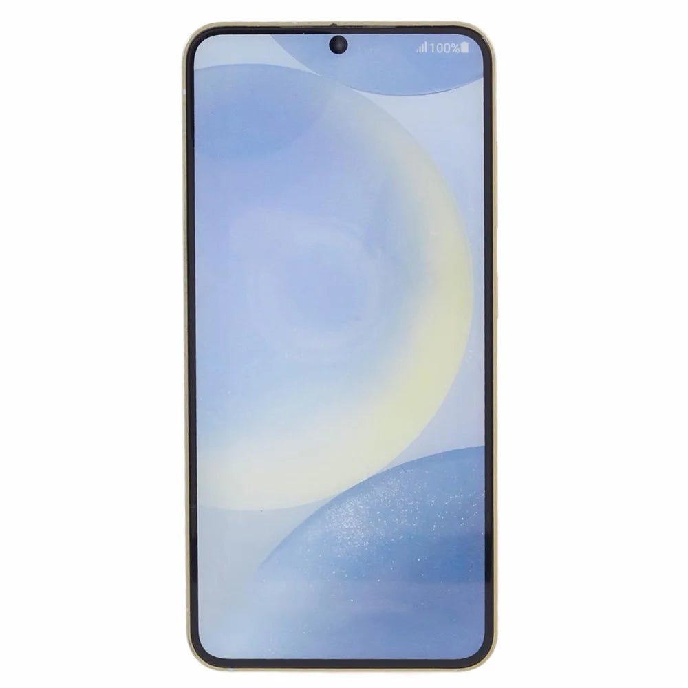 For Samsung Galaxy S24 Dummy Phone Model Non-Working Fake Phone Display Model Toy (Without Logo) - Amber Yellow - 2