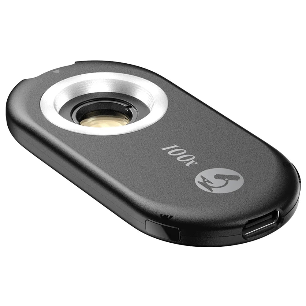 APEXEL APL-MS100 Mobile Phone Holder Clip 100x Magnification Microscope with CPL Filter - 2