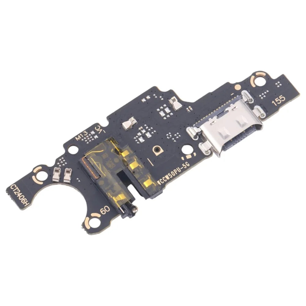 For Honor Play 50 Plus 5G Dock Connector Charging Port Flex Cable Repair Part (Without Logo) - 2