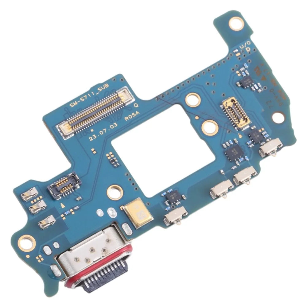 For Samsung Galaxy S23 FE S711 Dock Connector Charging Port Flex Cable Repair Part (Without Logo) - 2