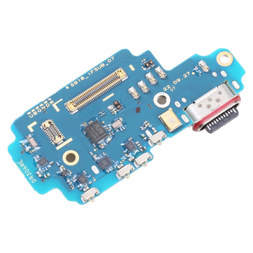 For Samsung Galaxy S23 Ultra S918B Dock Connector Charging Port Flex Cable Repair Part (Without Logo) - 3