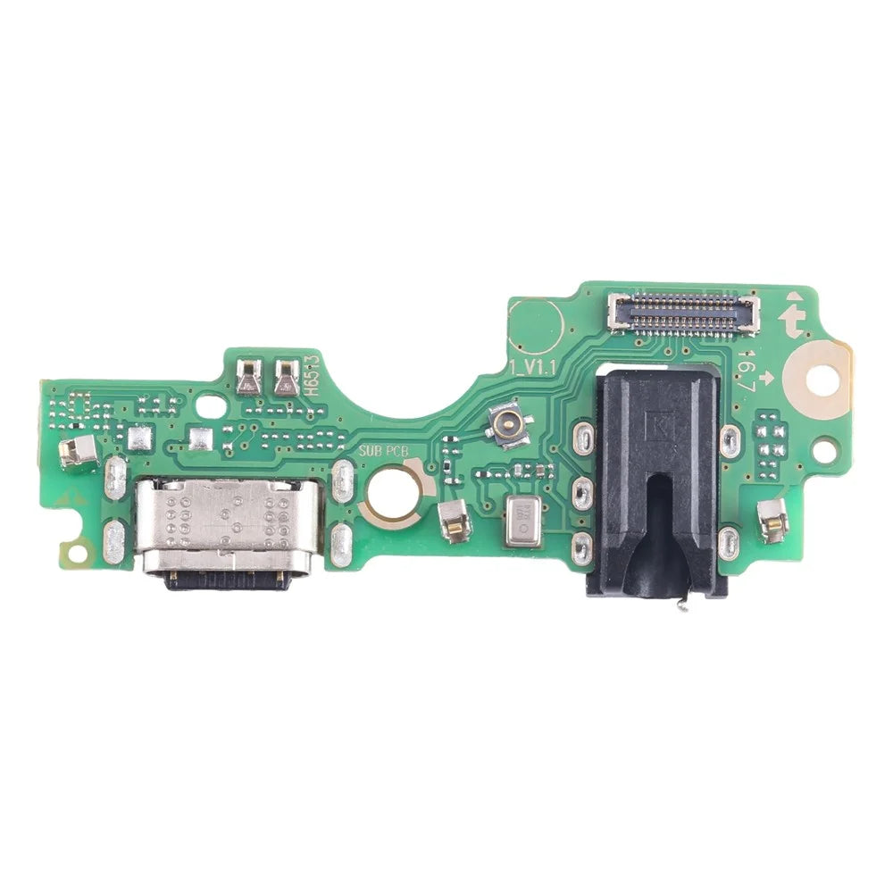For TECNO Spark 9T 4G KH6 Dock Connector Charging Port Flex Cable Repair Part (Without Logo) - 1