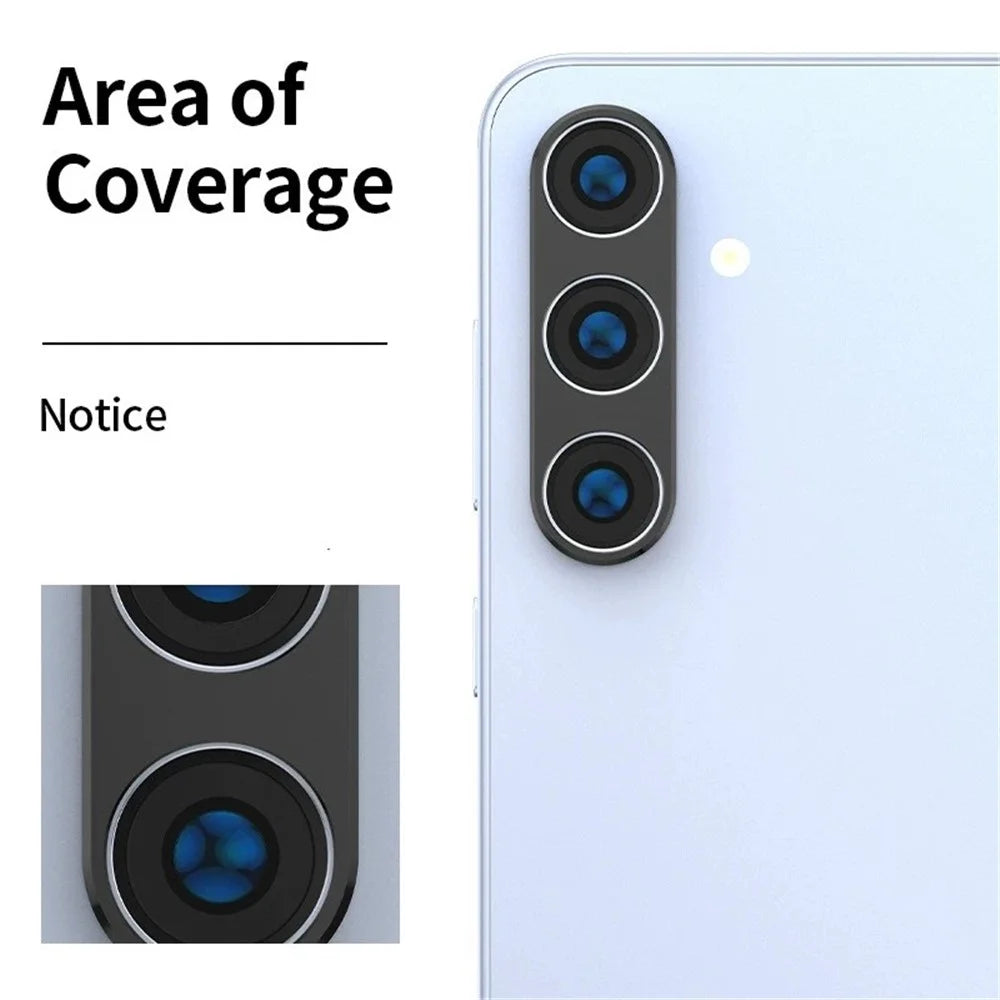 WANLONFENG LHJ Series For Samsung Galaxy S24 FE Metal Camera Lens Protector Integrated Lens Film - 4