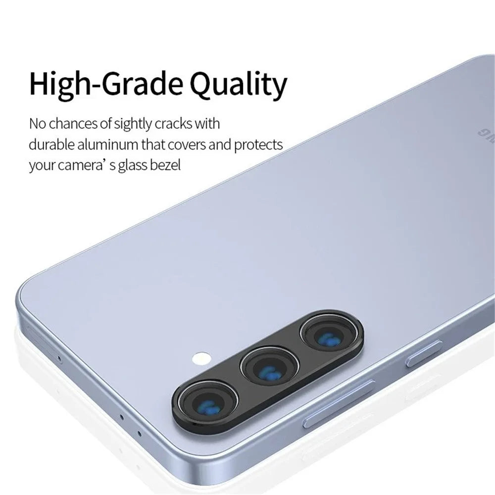 WANLONFENG LHJ Series For Samsung Galaxy S24 FE Metal Camera Lens Protector Integrated Lens Film - 5