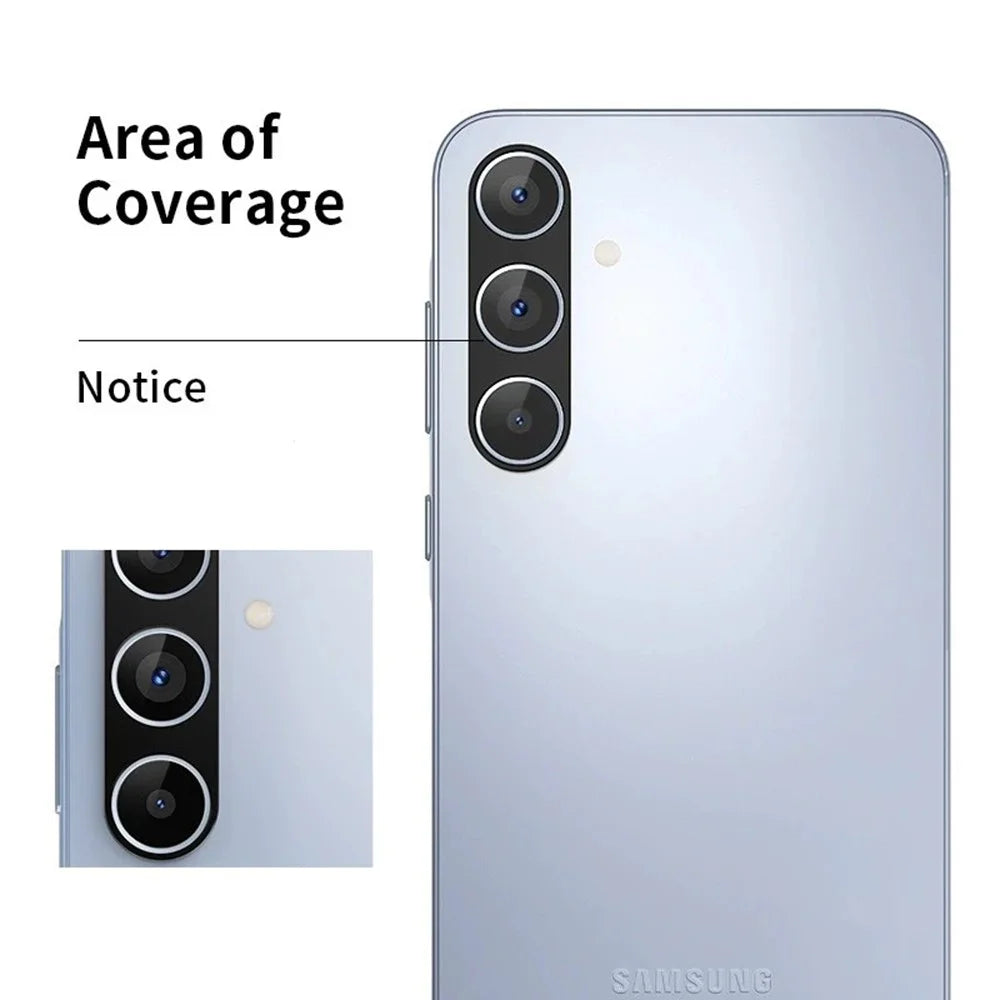 WANLONFENG LHJ Series For Samsung Galaxy A55 5G Metal Camera Lens Protector Integrated Lens Film - 3