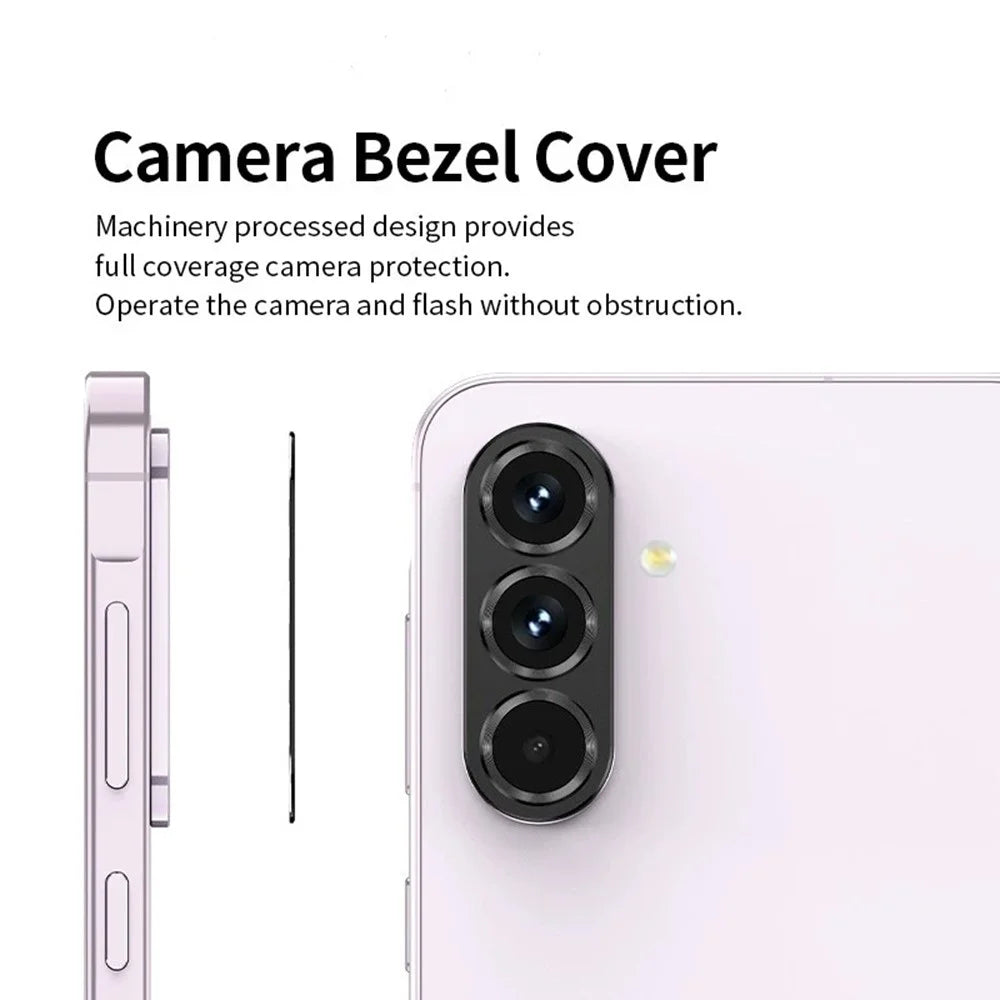 WANLONFENG LHJ Series For Samsung Galaxy A56 5G Metal Camera Lens Protector Integrated Lens Film - 5