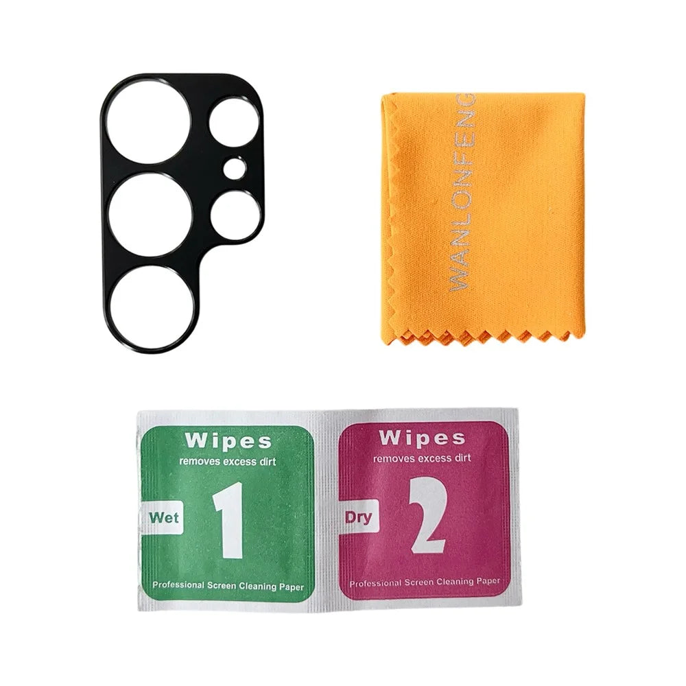 WANLONFENG LHJ Series For Samsung Galaxy S25 Ultra Metal Camera Lens Protector Integrated Lens Film - 2