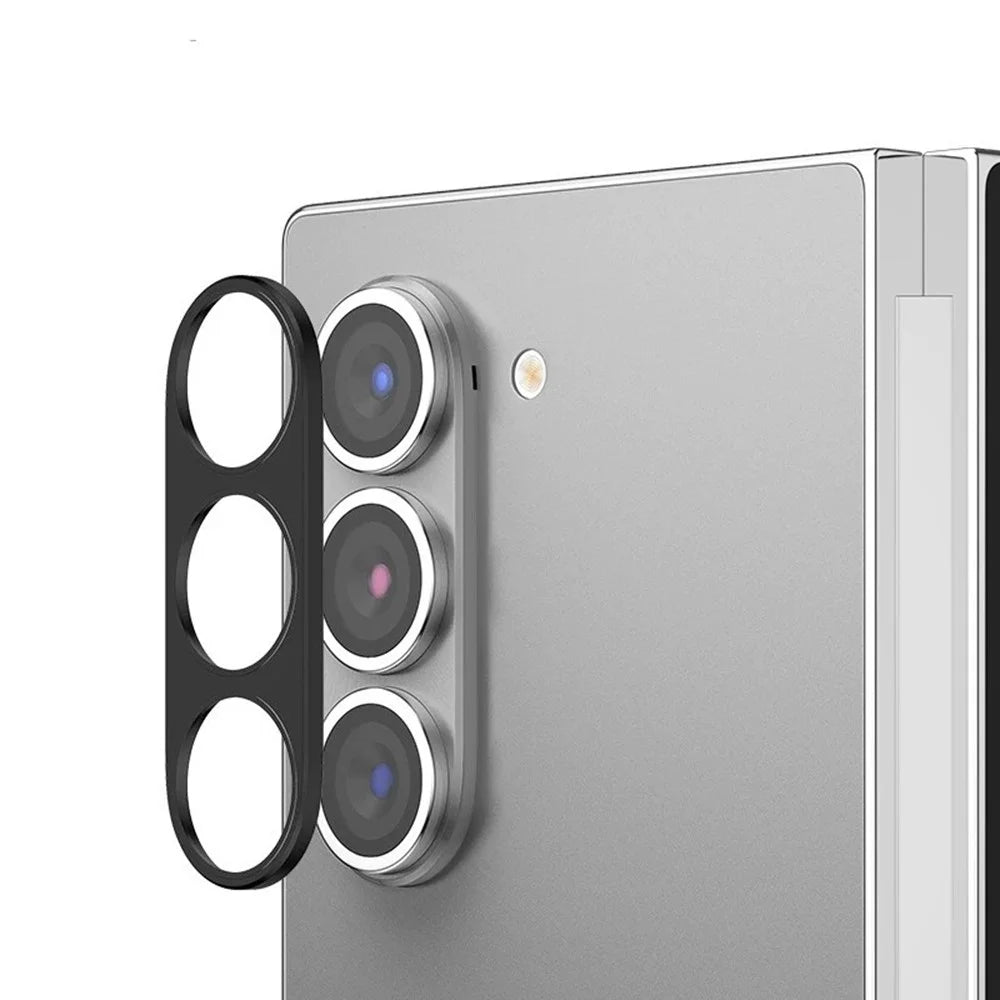 WANLONFENG LHJ Series For Samsung Galaxy Z Fold6 5G Metal Camera Lens Protector Integrated Lens Film - 2