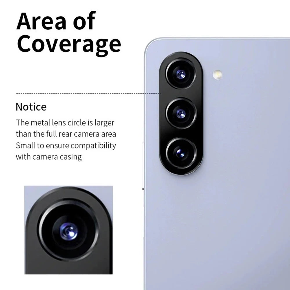 WANLONFENG LHJ Series For Samsung Galaxy Z Fold6 5G Metal Camera Lens Protector Integrated Lens Film - 3