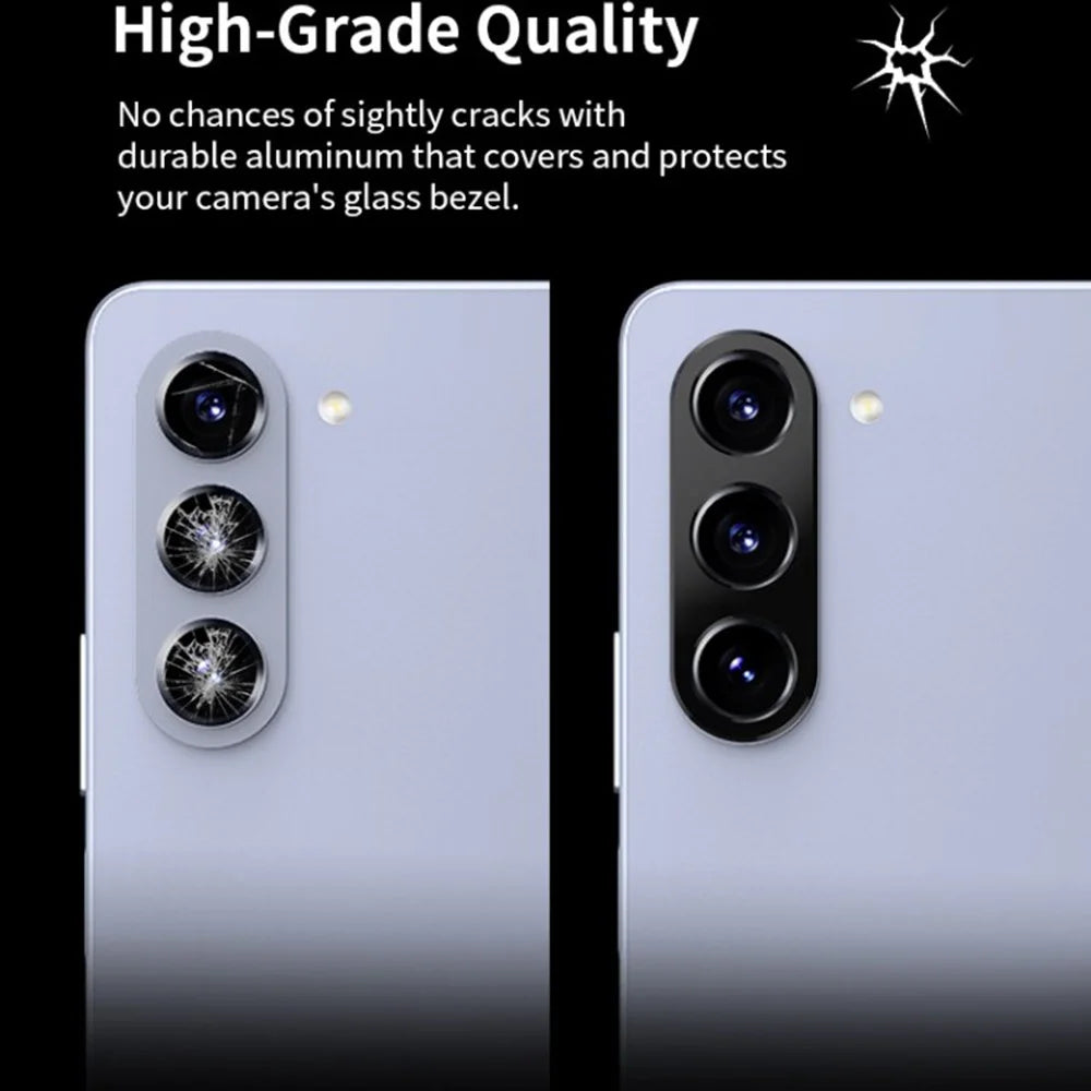 WANLONFENG LHJ Series For Samsung Galaxy Z Fold6 5G Metal Camera Lens Protector Integrated Lens Film - 4