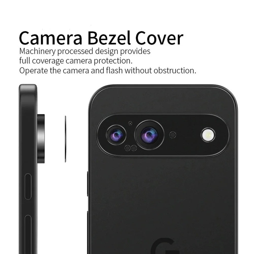 WANLONFENG LHJ Series For Google Pixel 9 Metal Camera Lens Protector Integrated Lens Film - 3