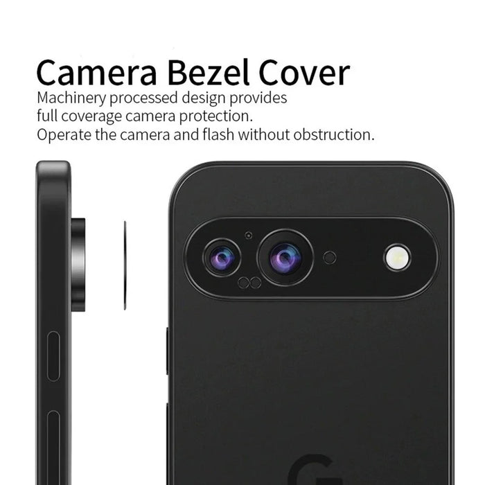 WANLONFENG LHJ Series For Google Pixel 9 Metal Camera Lens Protector Integrated Lens Film - 3