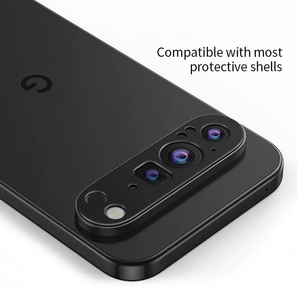 WANLONFENG LHJ Series For Google Pixel 9 Pro Metal Camera Lens Protector Integrated Lens Film - 3