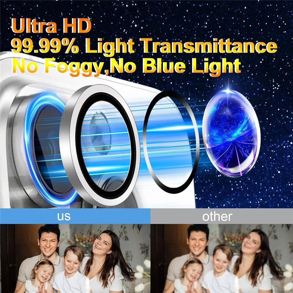 KALEBOL KLB-LPC002 For Samsung Galaxy S25 Phone Lens Protector Anti Scratch Ultra Thin Tempered Glass Film - Black - 4
