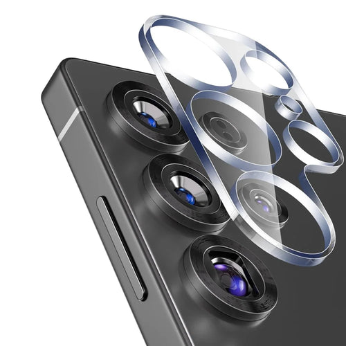KALEBOL KLB-LPC001 For Samsung Galaxy S25 Ultra One-Piece Phone Lens Film Clear Tempered Glass Lens Protector - 1