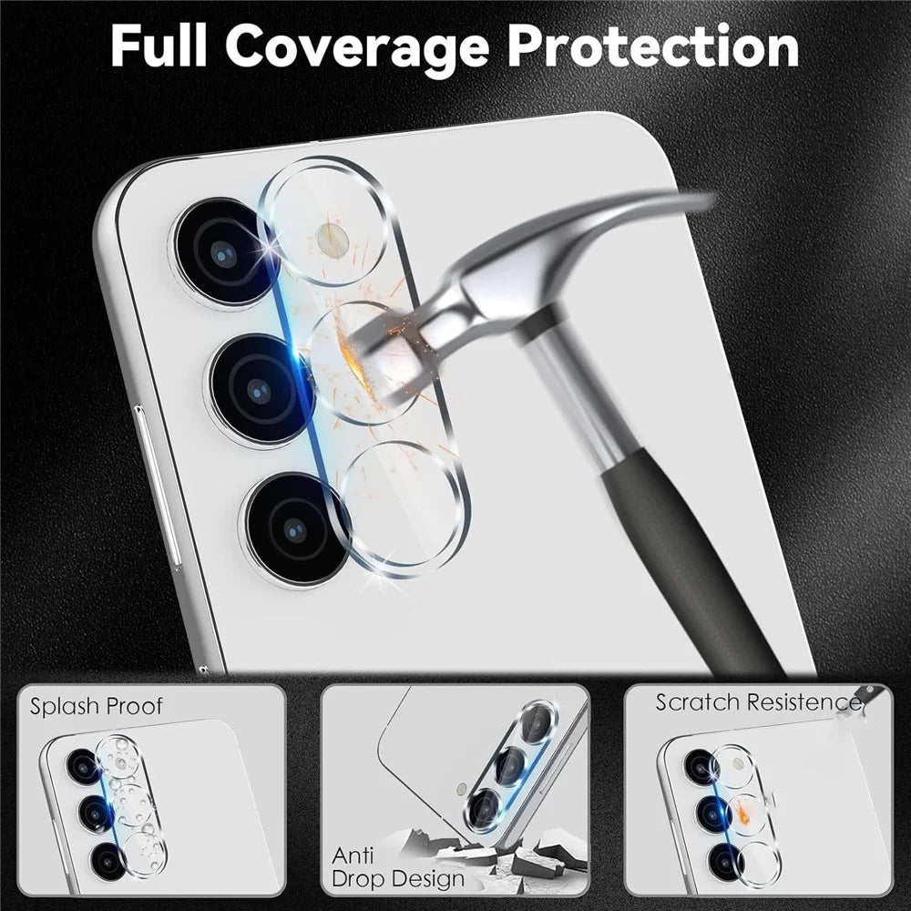KALEBOL KLB-LPC001 For Samsung Galaxy S23 One-Piece Phone Lens Film Clear Tempered Glass Lens Protector - 3