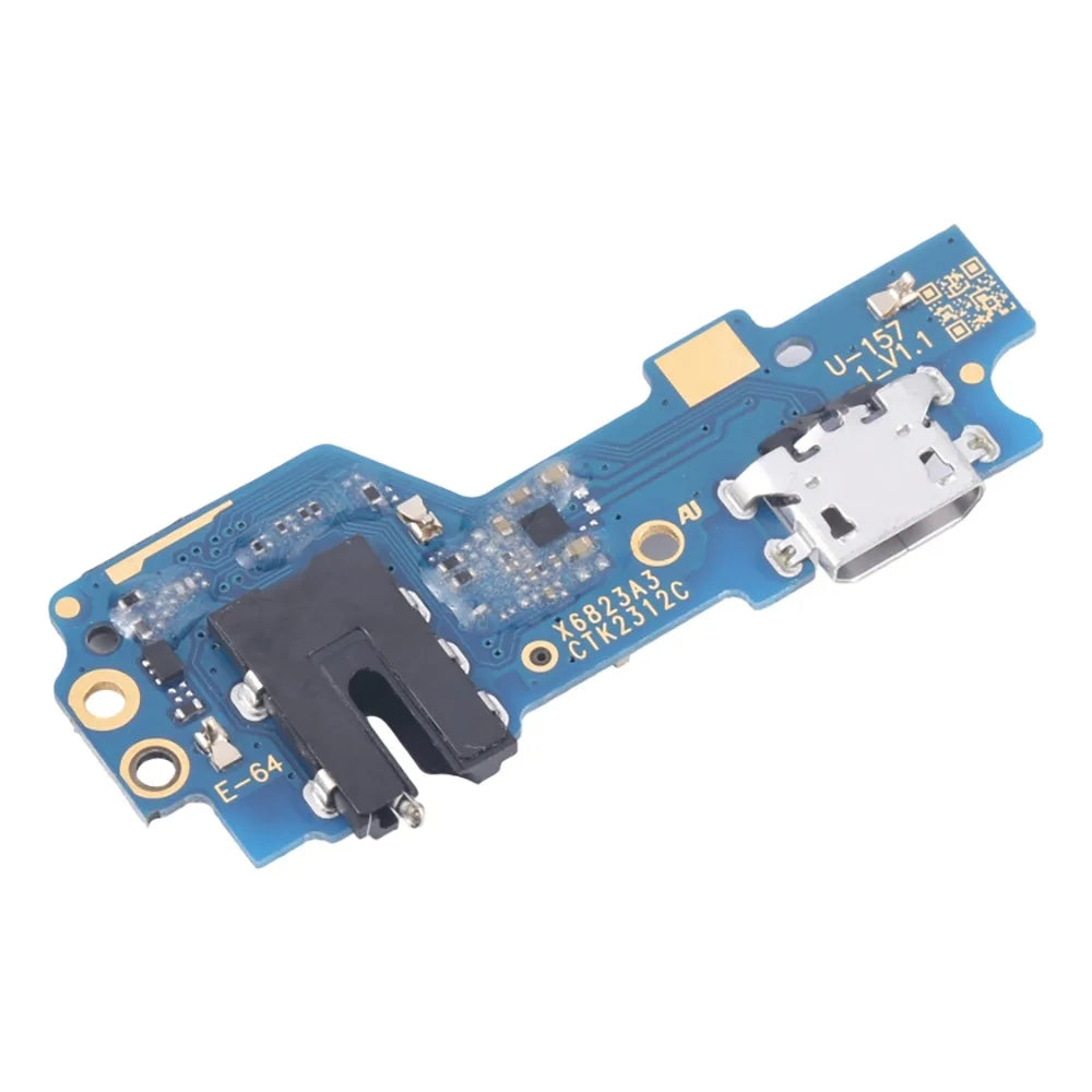 For Infinix Smart 6 Plus (India) 4G X6823 Dock Connector Charging Port Flex Cable Repair Part (Without Logo) - 3