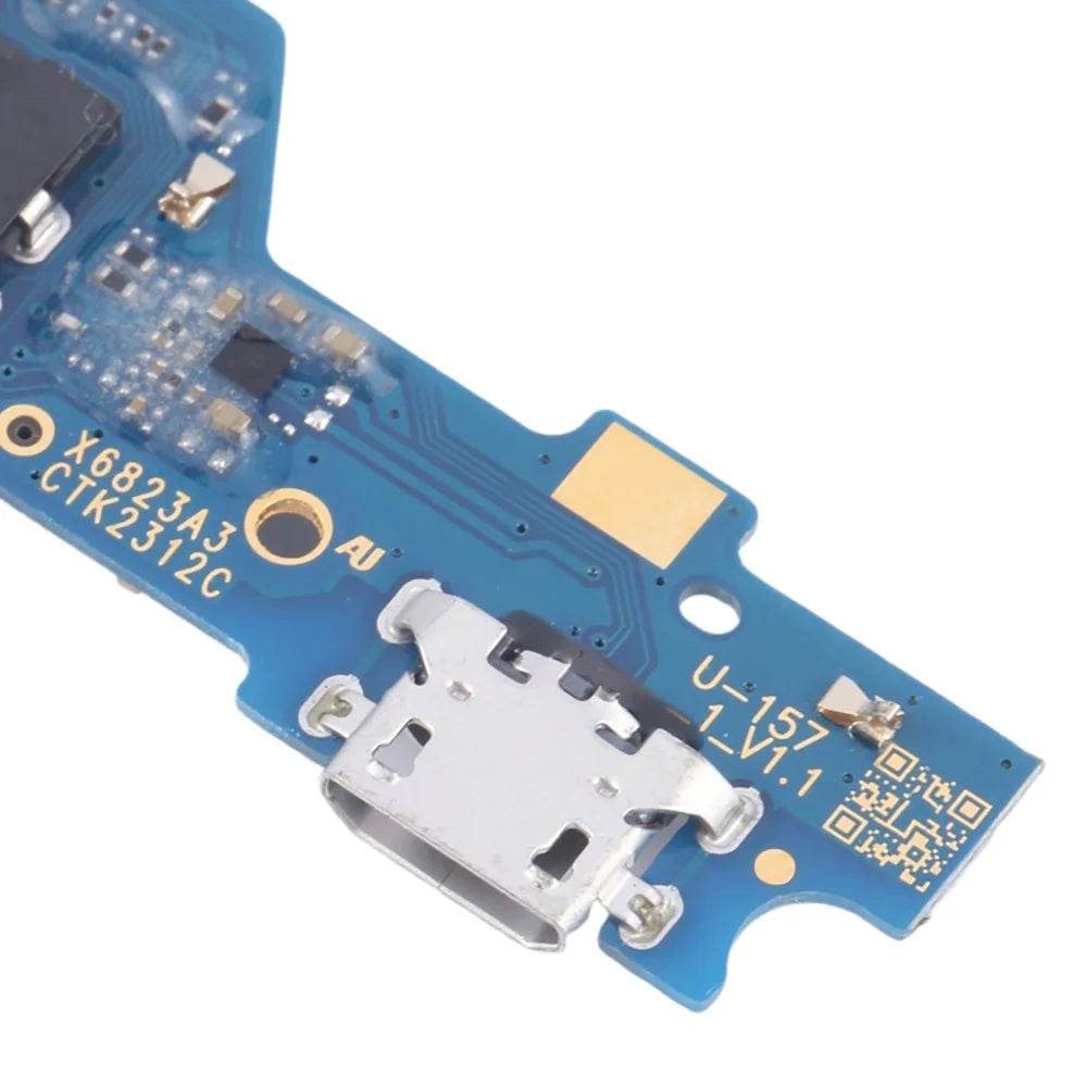 For Infinix Smart 6 Plus (India) 4G X6823 Dock Connector Charging Port Flex Cable Repair Part (Without Logo) - 4