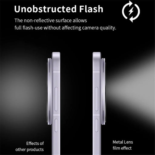 WANLONFENG For Oppo Find X8s+ 5G Metal Camera Lens Protector  LHJ Series Integrated Lens Film - Black - 2