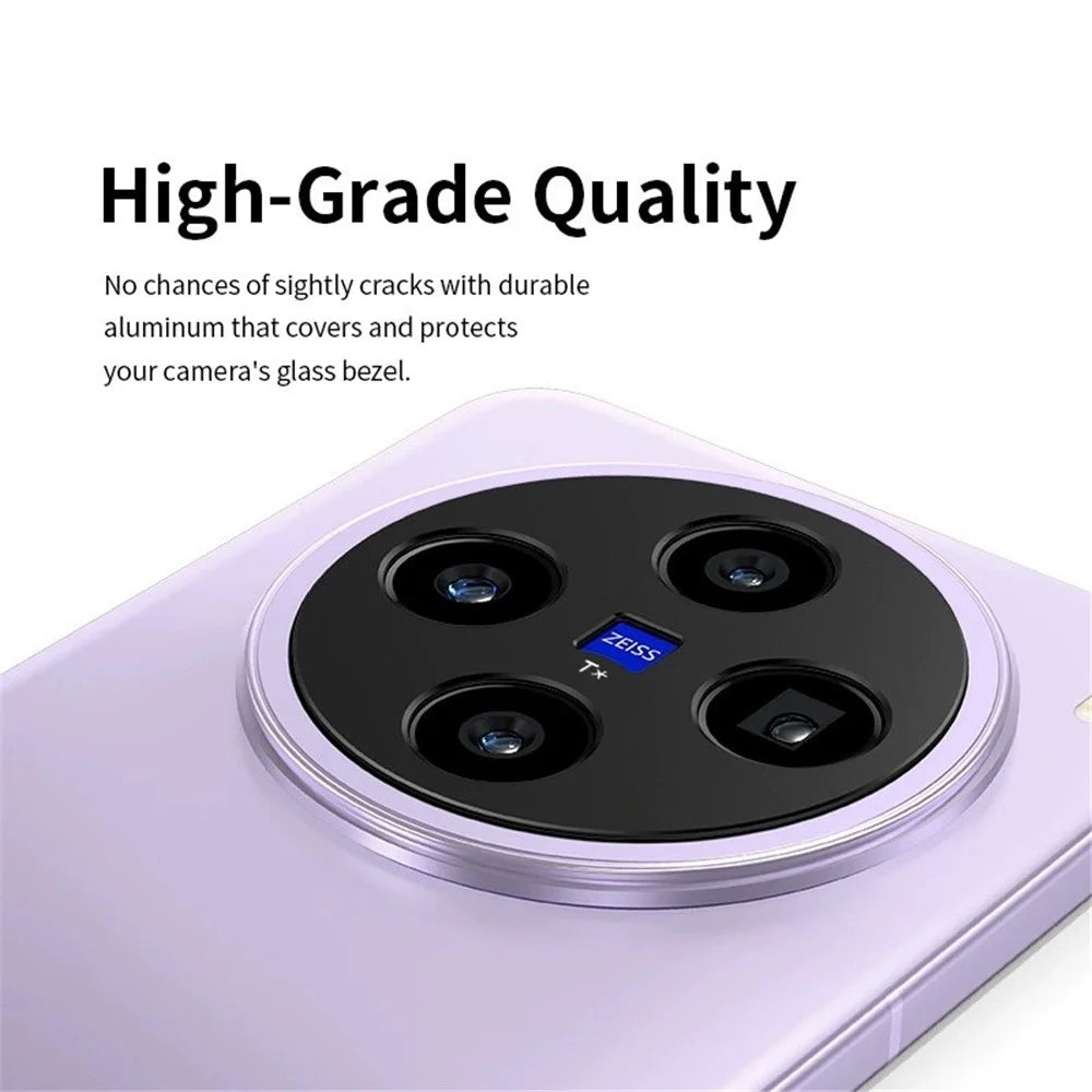 WANLONFENG For vivo X200s 5G Metal Camera Lens Protector  LHJ Series Integrated Lens Film - Black - 2